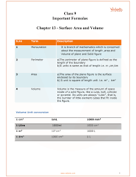 cbse class 9 maths chapter 13 surface areas and volumes