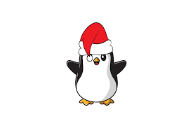 ✓ free for commercial use ✓ high quality images. Christmas Character Penguin Wearing A Cute Santa S Hat Vector Asset Graphic By Wiwasatastudio Creative Fabrica