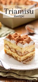 Classic Tiramisu Recipe Recipe In 2020 Easy Tiramisu Recipe Classic Tiramisu Recipe Dessert Recipes