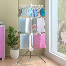 Gʀᴇat ɴᴇᴡ mᴏviᴇs ᴇvᴇʀy siɴɢʟᴇ ᴅay! Buy Baby Kids Cloth Holder Drying Rack 3 Tier Underwear Storage Wardrobe Towel Home Decor Ampaian Baju Bayi Tingkat Hanger Seetracker Malaysia