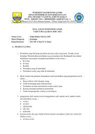 Kumpulan Soal Sosiologi Kelas 12 Dengan