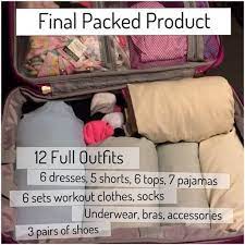 How To Pack For A Long Journey Into A Carry On I Knew About Rolling Instead Of Folding Clothes But This Could Serio Packing Tips For Travel Travel Tips Trip