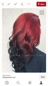 Pin By Hannah Holmes On Fun Hair Reverse Ombre Hair Black Hair Ombre Red Ombre Hair