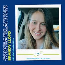 Brandy Lloyd is West Rowan Middle School's 2022-2023 Teacher of the Year!  She is a Science and Math teacher. Congratulations, Brandy!  #RSSExtraordinary