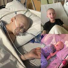 Child battling cancer with hope and courage
