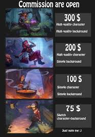 Commission Are Open By Nieris Art Pricing Sell My Art Art Business