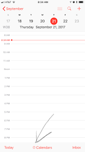 Calendar App Shows Circular In App Apple Community