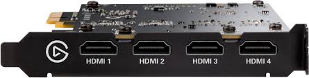 Corsair elgato cam link 4k compact hdmi capture card for recording/distribution. Elgato Cam Link Pro Pcie Camera Capture Card 4 Hdmi Inputs 1080p60 Full Hd 4k30 Multiview Streaming Obs Zoom Black 10gaw9901 Best Buy