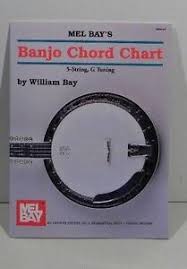 Mel Bays Banjo Chord Chart 5 String G Tuning By William