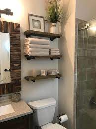 When i finally sat down to work out the plan i knew if someone taller than me used the toilet i didn't want them bonking their head on the bottom shelf when they sat down. 45 Best Over The Toilet Storage Ideas And Designs For 2021