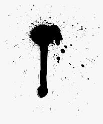 Ftestickers Spray Paint Black Splash Splatter Spray Splash Hd Png Download Kindpng