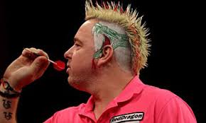 Wesley fofana is a french professional footballer who plays as a defender for premier league club leicester city and the france national und. Peter Wright Darts Star Shows Off Crazy Haircut Daily Mail Online