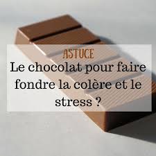 Le Chocolat Pour Faire Fondre La Colere Et Le Stress Carre De Chocolat Stress Colere
