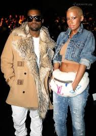 Kanye West Amber Ro Fashion Amber Rose Style Bald Women