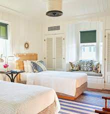 In Good Taste Tom Scheerer S More Decorating Design Chic Beach Guest Room Elle Decor Bedroom Design