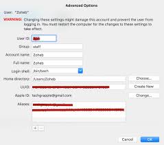 To make any change in the user account, you will have to click on the lock icon and enter the admin username and password. How To Change Computer Account Full Name In Mac Os X