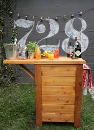 Start with a utility cart. 12 Best Outdoor Bar Ideas Diy Outdoor Bars For Entertaining
