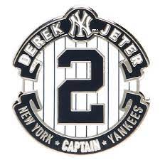New York Yankees Derek Jeter Retirement Logo Pin By Aminco International Mlb Com Shop New York Yankees Baseball Derek Jeter Yankees