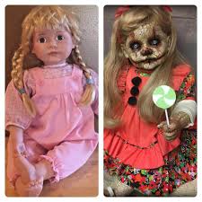 Pin By Kev Dabbs On Halloween Stuff Creepy Doll Halloween Halloween Doll Diy Halloween Doll