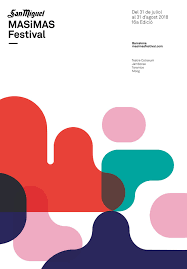Mas I Mas Festival 2018 Identity Design By Quim Marin Studiowww Quimmarin Com Organic Shape Design Graphic Design Inspiration Identity Design