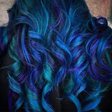 Vegan Cruelty Free Color On Instagram Try Not To Get Lost In This Sea Of Blues Divinepurposehair Used Arctic White Hair Color Hair Styles Hair Pomade