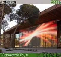 Full Color P7.81 Outdoor Transparent LED Screen with High Brightness 4500  Nits