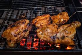 Once ashed over, place it to the side of the charcoal grate and add the pan with the onions to the middle of the charcoal grate. Charcoal Grilled Chicken Picture Of Gurkhaz Grill Patan Lalitpur Tripadvisor