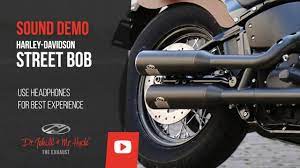 Dr Jekill Mr Hyde The Exhaust For Street Bob Sound Demo Youtube