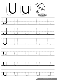 Letter Tracing Worksheets Letters Worksheet Preschool Chart