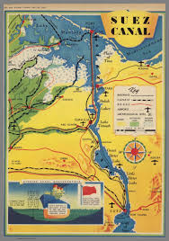 The current position of suez canal is at south east asia (coordinates 3.79223 n / 100.01022 e) reported 6 hours ago by ais. Suez Canal The Star Weekly Toronto April 25 1942 David Rumsey Historical Map Collection