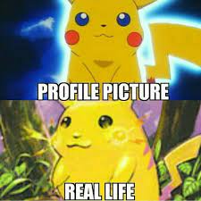 Pikachu Hahaha Profile Picture Vs Real Life Funny Memes Pokemon Pokemonmemes Pokemon Funny Pokemon Memes Anime Vs Real Life
