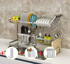 Please note that the images. Adbiu Over Sink 32 Sink Size 39 5 Dish Drying Rack Expandable Dimension Snap On Design 2 Tier Kitchen Large Dish Drainer Stainless Steel Storage Counter Organizer Buy Online In United Arab Emirates At Desertcart Ae Productid