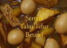 Resep Semur Tahu Telur Betawi Oleh Mang Gundul Cookpad