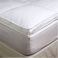 2 King Goose Down Mattress Topper Featherbed Feather Bed Baffled By Millsave 89 99 15 Elastic Skirting Around Entir Mattress Topper Feather Bed Mattress
