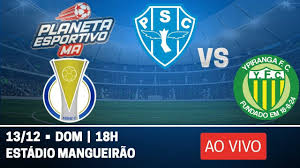 Caíque oliveira, thiago primão (marcos antônio) e leandro lima; Serie C Paysandu X Ypiranga Ao Vivo Youtube