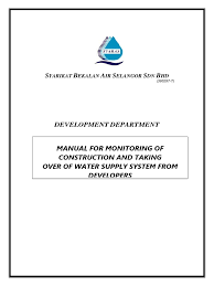 Syarikat bekalan air selangor, kajang. Syabas Manual Pipe Fluid Conveyance Water Supply