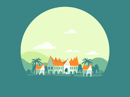 Traditional House Of Minangkabau Rumah Gadang Minangkabau Traditional House Baby Cartoon Characters