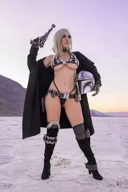 Mandalorian Bikini, cosplay blondes, Busty, lingerie(erotic) — Jessica Nigri
