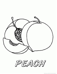 March 17, 2021december 11, 2019 by coloring. Peach Fruit Coloring Page Free Printable Coloring Pages For Kids
