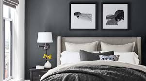 Rich indigo walls paired with white looks sharp and create a cosy environment. Bedroom Paint Color Ideas Inspiration Gallery Sherwin Williams