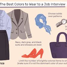 This infographic helps anyone to choose the try blue, beige or grey if you want to break the normal white black routine. The Best Colors To Wear To A Job Interview