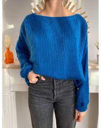 Check spelling or type a new query. Pull Mohair Col Bateau Bleu Electrique