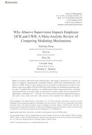 Reviews and ratings of pest pest control companies. Pdf Why Abusive Supervision Impacts Employee Ocb And Cwb A Meta Analytic Review Of Competing Mediating Mechanisms