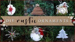 I couldn't be happier with the result. Diy Rustic Christmas Tree Ornaments Youtube