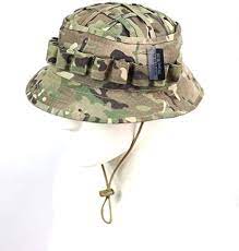 Amazon Com Zapt Boonie Hat Military Camo Cap Hunter Sniper Ghillie Bucket Hats Adjustable Jungle Bush Hat Multi Camo Clothing Military Camo Hats Military