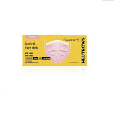 Neutrovis premium medical face mask 50pcs bfe98% earloop disposable 3 ply non woven earloop repure mask thick flu protection medical supplies in malaysia offer you all the state of the art healthcare equipment for your home. Neutrovis Medical 3 Ply Face Mask Earloop Pink 50s Big Pharmacy