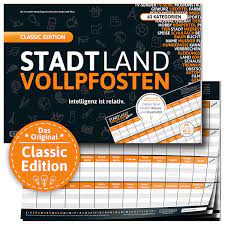 Wer hier zeit sparen will kann sich untere kostenlosen vorlagen für stadt land fluss herunterladen und ausdrucken. Stadt Land Vollpfosten Alle Editionen Anleitung Boardbattle