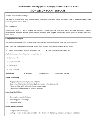 Siop Unit Lesson Plan Template Sei Model Lesson Plan Templates Lesson Plan Examples Differentiated Lesson Plans