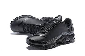 Nike Air Max Plus Mercurial Tn Triple Black Sneakers Men S Running Shoes Nike Air Max Running Shoes For Men Nike Air Max Plus