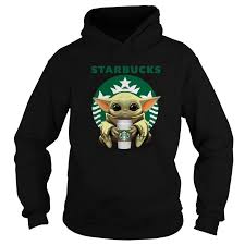 Baby Yoda Hug Starbucks Hoodie Sfa Hoodies Graphic Hoodies Print Clothes